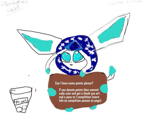 Glaceon asks for points