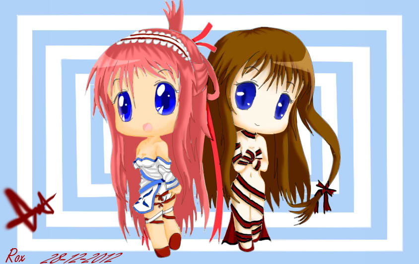 Chibi Lily Asuka And Aria dewi(Banishing Front)