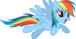 Rainbow Dash Posing by Drakizora