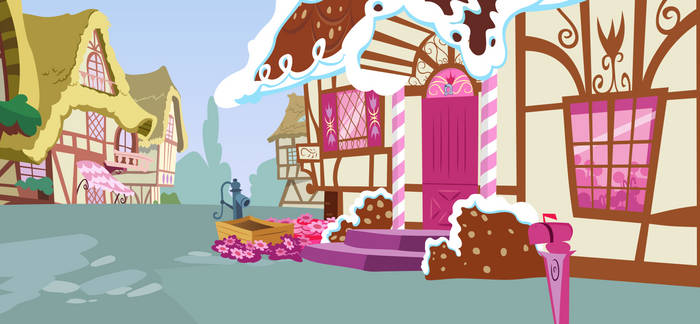 Sugarcube Corner Background [Exterior 2]