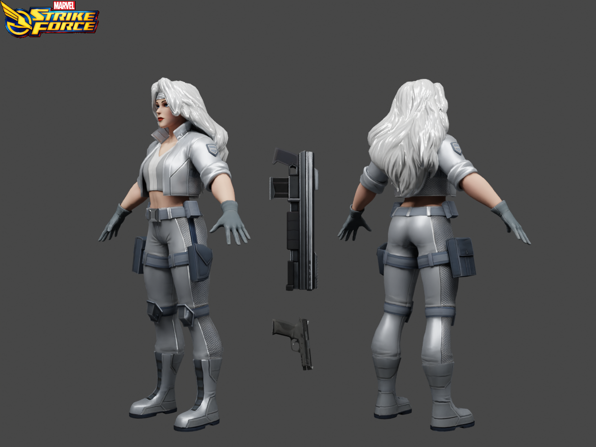 Marvel Rivals Sable Silver Sable (Marvel Strike Force) by manikus on DeviantArt