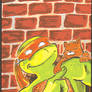 Mikey and Klunk sketch card