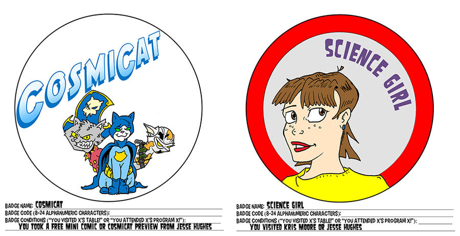 Badges for Kids Read Comics