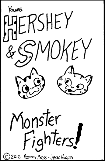 Young Hershey and Smokey mini comic cover