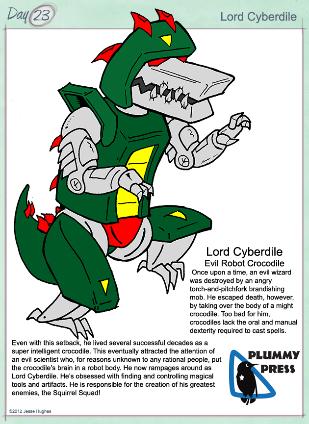 30 characters day 23 - Lord Cyberdile