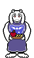 Colored Toriel Demo sprite [Pagedoll F2U]