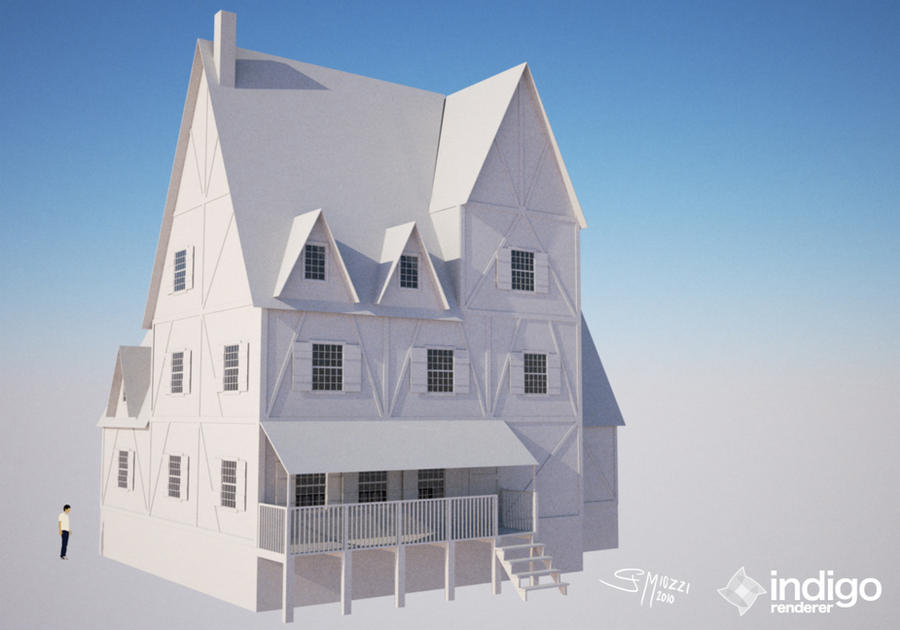 Medieval Inn Render by Rhykker on DeviantArt
