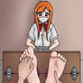 Commission: Orihime Tickled By Hands