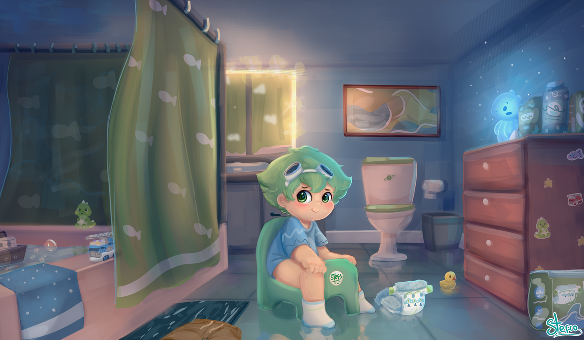 Deviantart Daniel Potty Deviantart Mint's Potty Training - Comission by Eddlc on DeviantArt