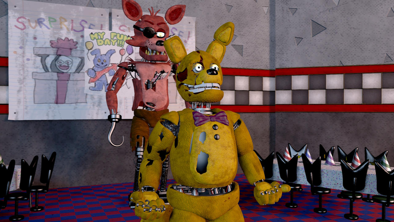 Springlocks fnaf movie render by GalaxyWolfYTReal on DeviantArt