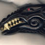 Wolfs head drinking Horn