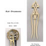 Hair pins of horn and bone