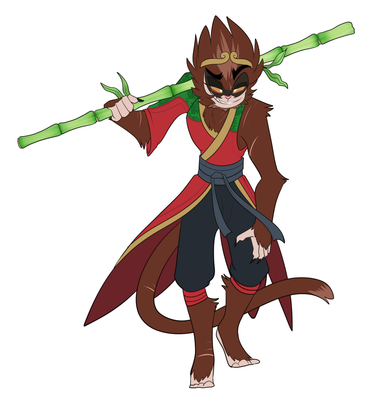 Sun Kin Sun Wukong majorly inspired by Monkey King Reborn by Nolistra on DeviantArt