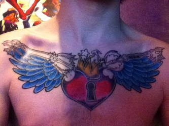 Kingdom Hearts Chest Piece Half Done And Healing