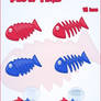 Plastic Fishes Icons