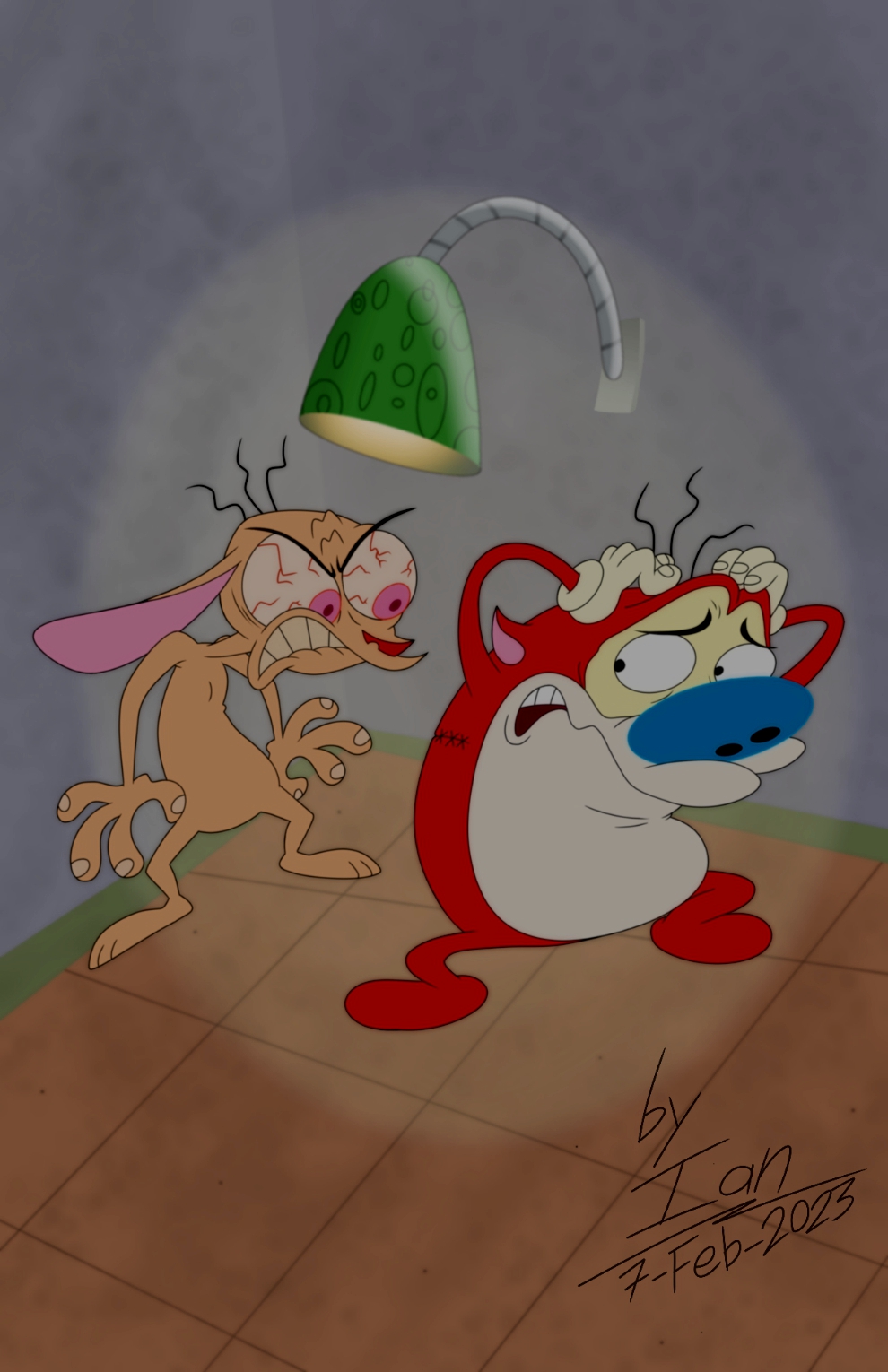 Steempy A Redraw of Ren and Stimpy Artwork by John K. by IanMcRacoon2000 on ...