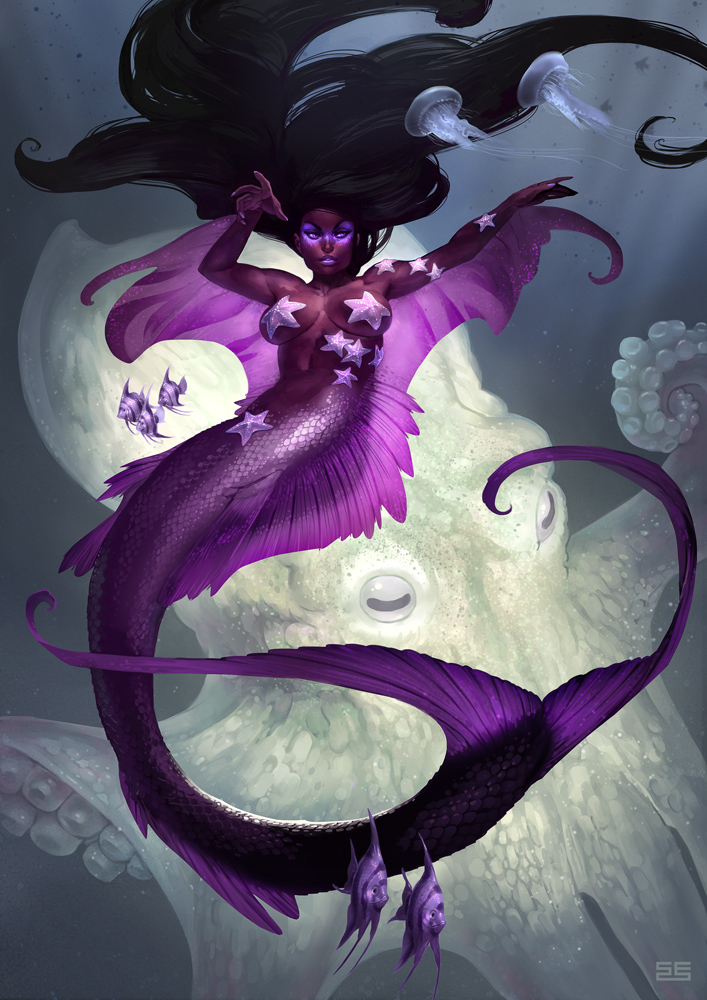 Rising Squid by Scebiqu