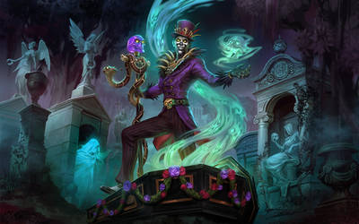 SMITE Baron Samedi by Scebiqu