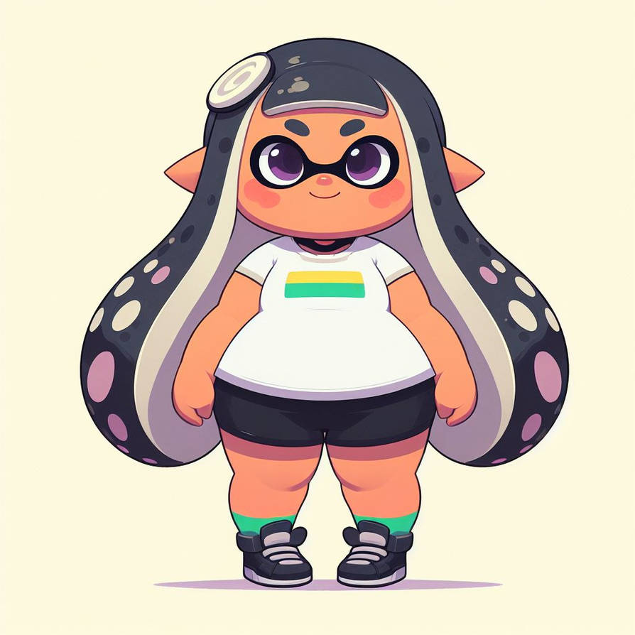 Splatoon Inflated SPLATOON FAT GIRL by ZefraInsane on DeviantArt
