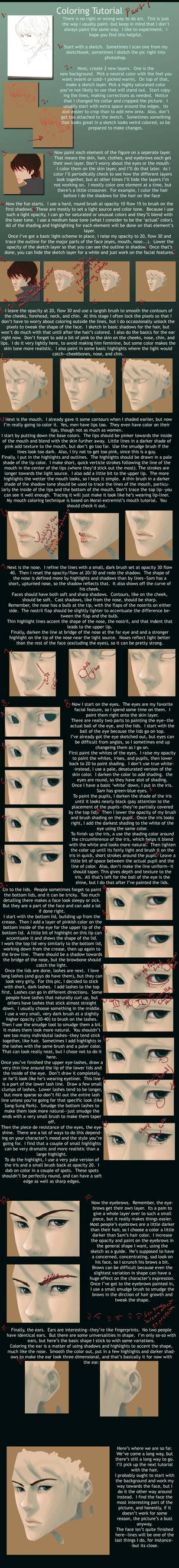 Coloring Tutorial Part 1 by surrealgreen