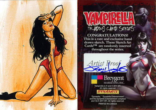 Breygent Vampirella Artist Proof Sketch Cards