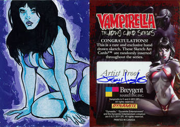 Breygent Vampirella Artist Proof Sketch Cards