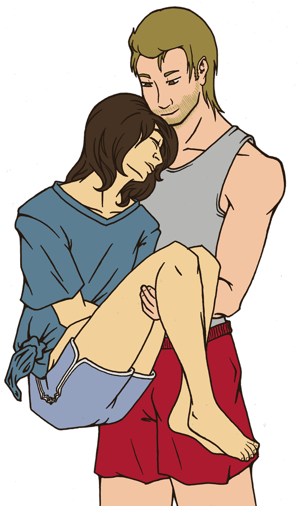 Yuuta and Hatori by Raikana