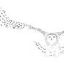 Arctic Owl Stippling