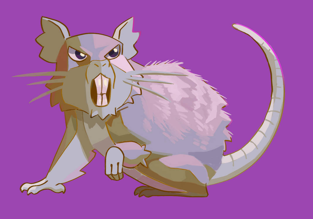 Raticate by RabbidCarrotCake on DeviantArt