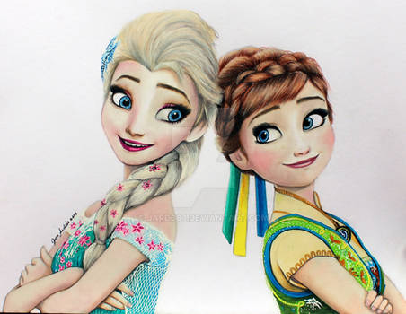 Elsa And Anna Frozen Fever