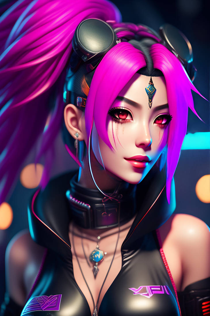 Jinx Cyberpunk by StriptheStars on DeviantArt