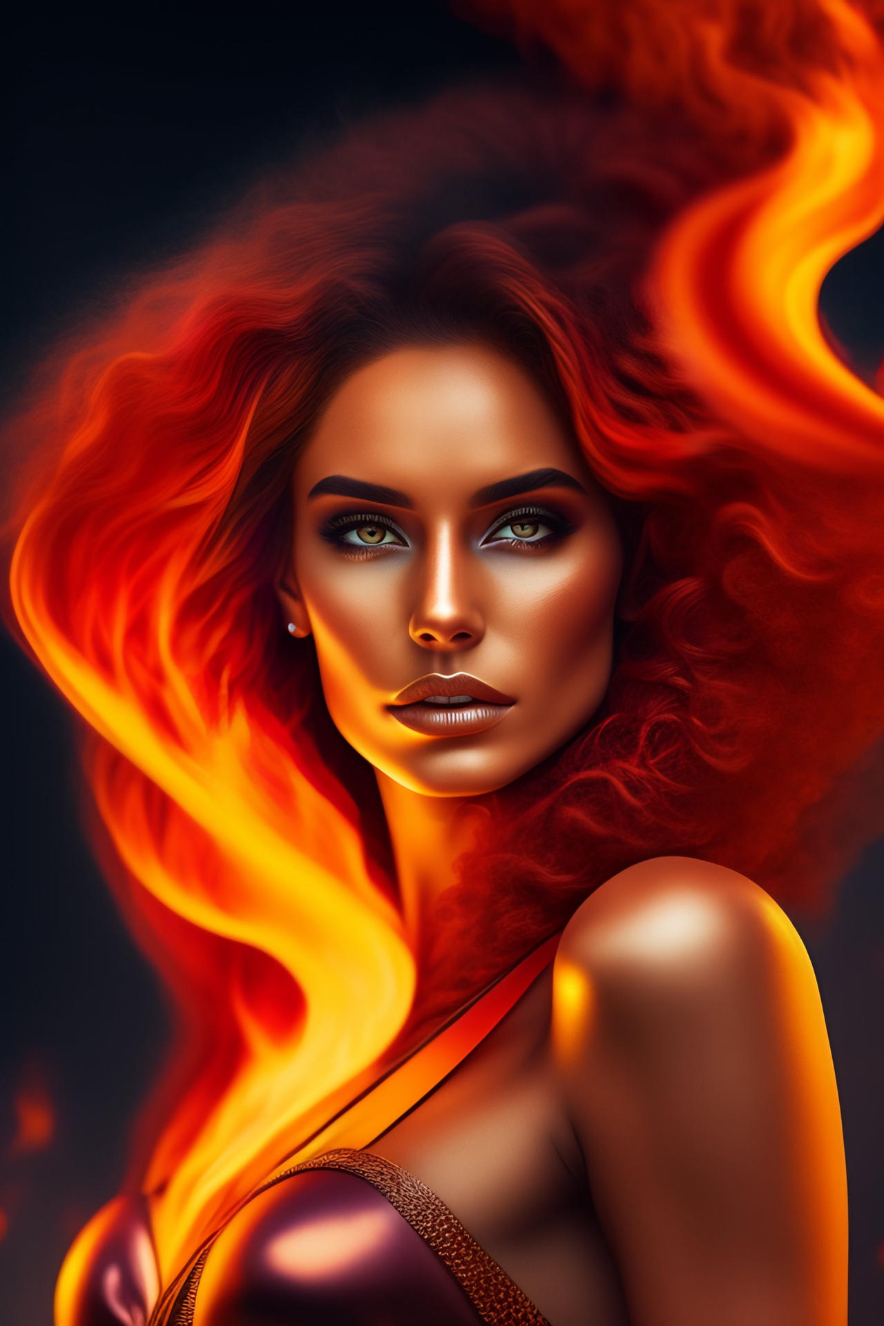 Fire Girl by StriptheStars on DeviantArt