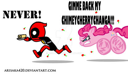 Deadpool meets Pinkie Pie