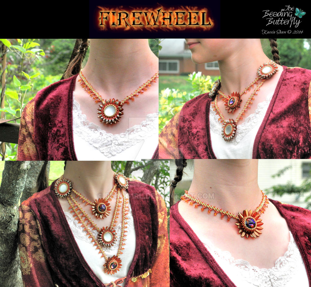 Firewheel Convertible Beaded Necklace