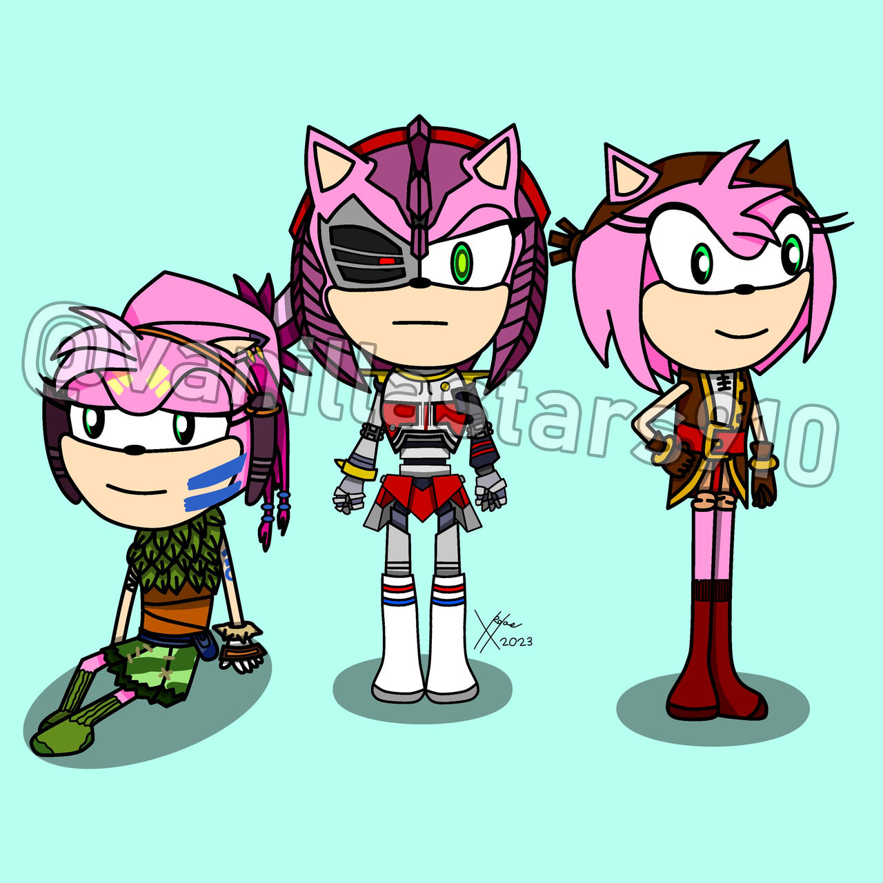 Rusty Rose, Thorn Rose, and Black Rose in socks by vanillastars910 on ...