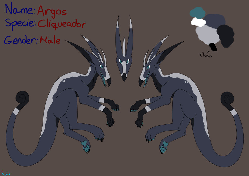 Check Character Argos Argos ref sheet by Cosmobun on DeviantArt