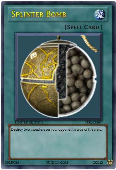 Splinter Bomb by SevenObessed77 on DeviantArt