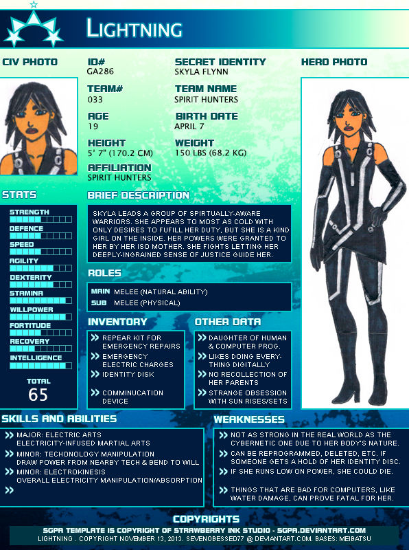 Lightning Reference by SevenObessed77 on DeviantArt