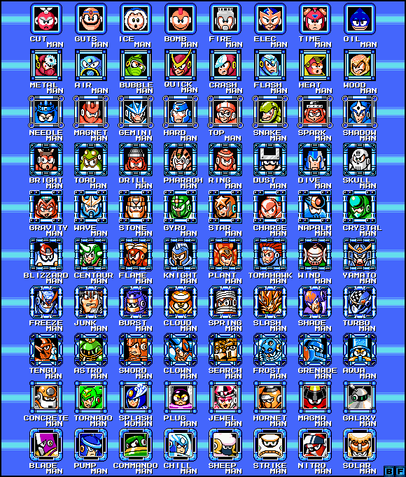 Mega Man 1 - 10 Robot Masters