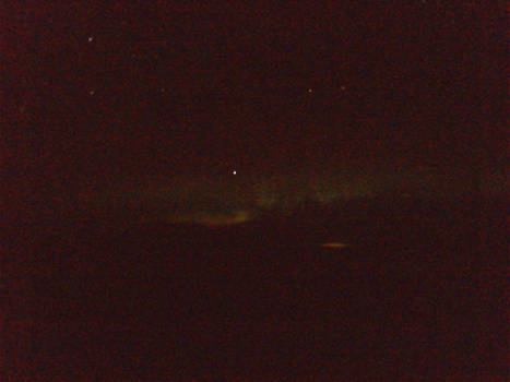 (Poor quality, sorry) Northern Lights above Canada