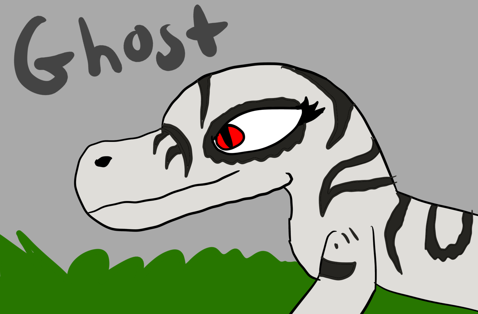 Ghost the raptor by Orcaanddolphins on DeviantArt