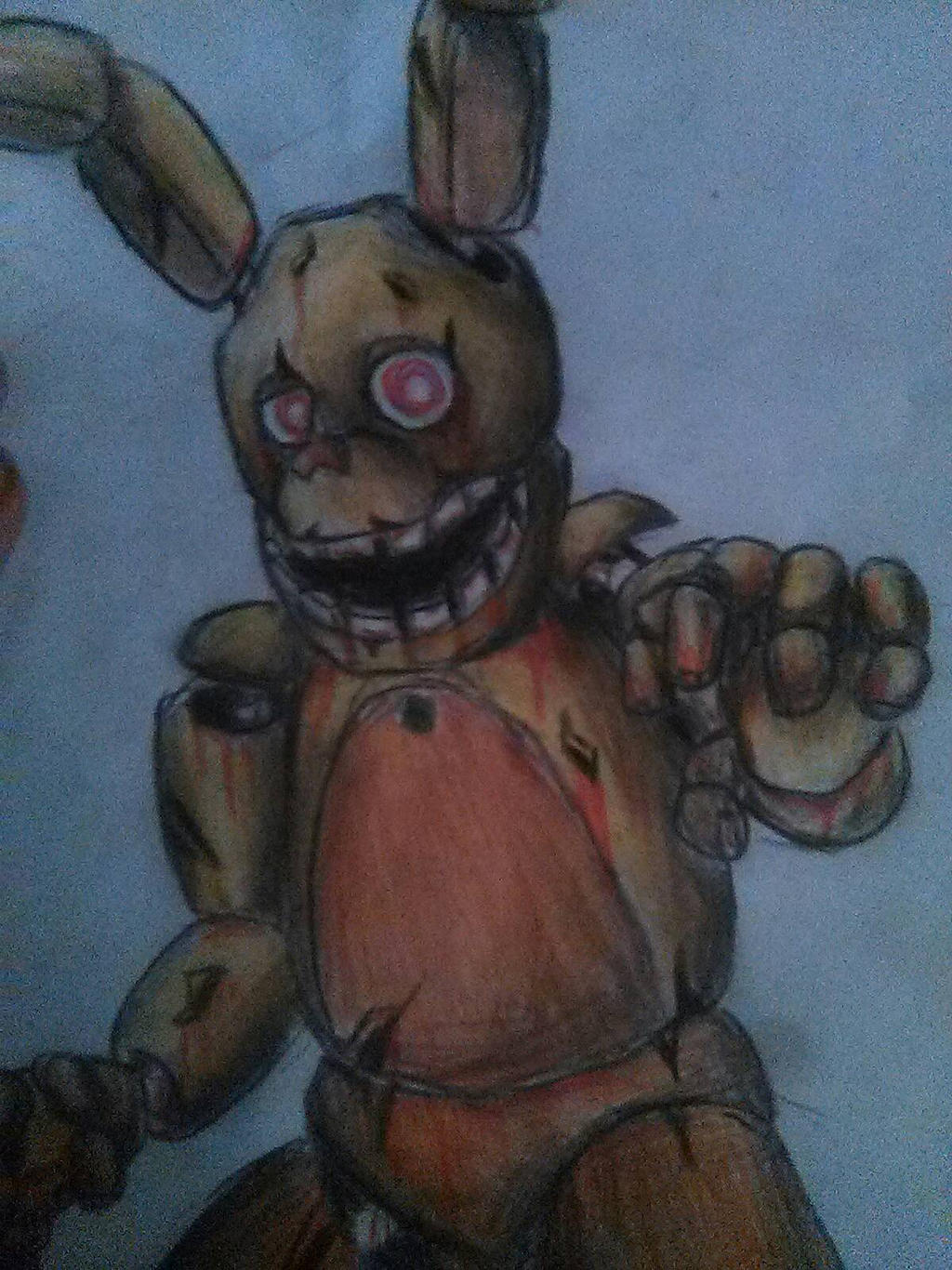 Spring Bonnie AKA spring trap by DerpAllmighty on DeviantArt