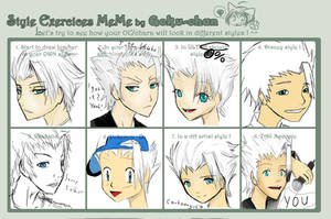 Style Exercises Meme - Hitsugaya Toshiro