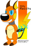 Robot Pokemon Challenge Day 3: Raichu by Masterge77