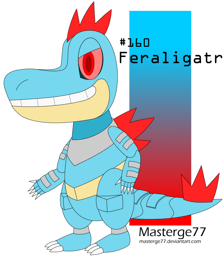 Pokemon Challenge Day 13: Feraligatr by Masterge77 on DeviantArt