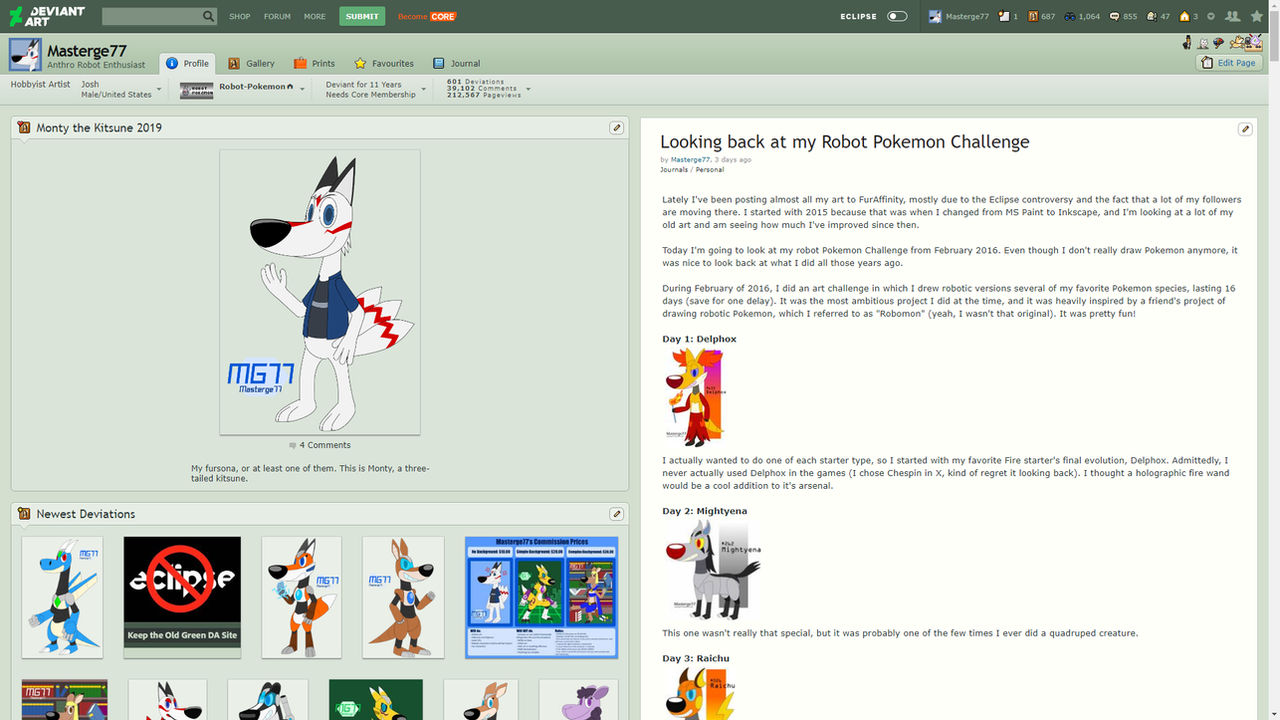Classic Deviantart Last day of Classic DeviantART by Masterge77 on DeviantArt