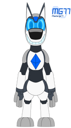 Jack the Robot Husky - Frontal View