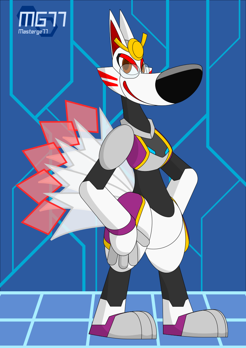 Gift Art: Inari the Robot Kitsune by Masterge77 on DeviantArt