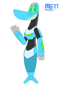 Marina the Robot Dolphin