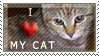I Love My Cat :: Stamp by NuciComs
